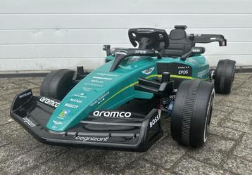 Aston Martin Formule 1 Cognizant 24V Groen - Leder - Rubber