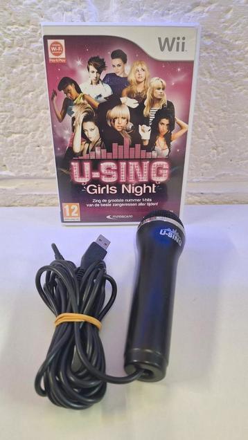 Wii U-Sing Girls Night + microfoon, Games en Spelcomputers, Ophalen of Verzenden, Zo goed als nieuw