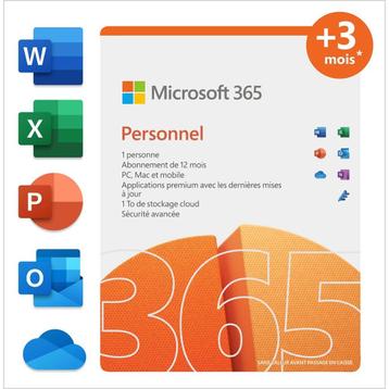 Abonnement Microsoft 365 personnel 15 mois