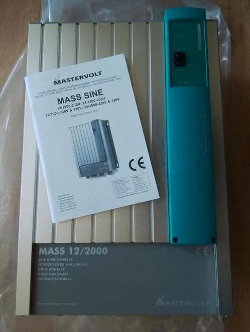 MASTERVOLT OMVORMER  - MASS SINE- 12V  - 2000W, Watersport en Boten, Bootonderdelen, Zo goed als nieuw, Elektra en Verlichting