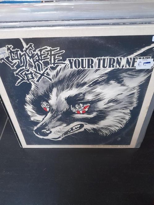lp - concrete sox - your turn next - vak 3, Cd's en Dvd's, Vinyl | Hardrock en Metal, Gebruikt, Ophalen of Verzenden