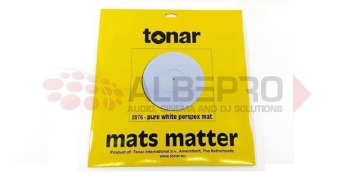 Tonar Pure White Perspex Mat 5976, Audio, Tv en Foto, Platenspelers, Nieuw, Ophalen of Verzenden