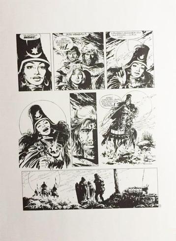 Reproducties stripplaten / reproductions planche BD W. Vance beschikbaar voor biedingen