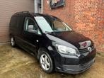 VW CADDY 1.6TDI DUBBELE CABINE/BIJKEUKEN/5 ZIT /AIRCO, Auto's, Voorwielaandrijving, Stof, 1250 kg, Zwart