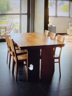 table salle à manger teck massif, Maison & Meubles, Tables | Tables à manger, Comme neuf, Rectangulaire, Teck, 50 à 100 cm