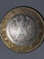 Pièce de 1 euro (2002), imprimé allemand, lettre G, verso, Timbres & Monnaies, 2 euros, Enlèvement ou Envoi, Monnaie en vrac, Allemagne