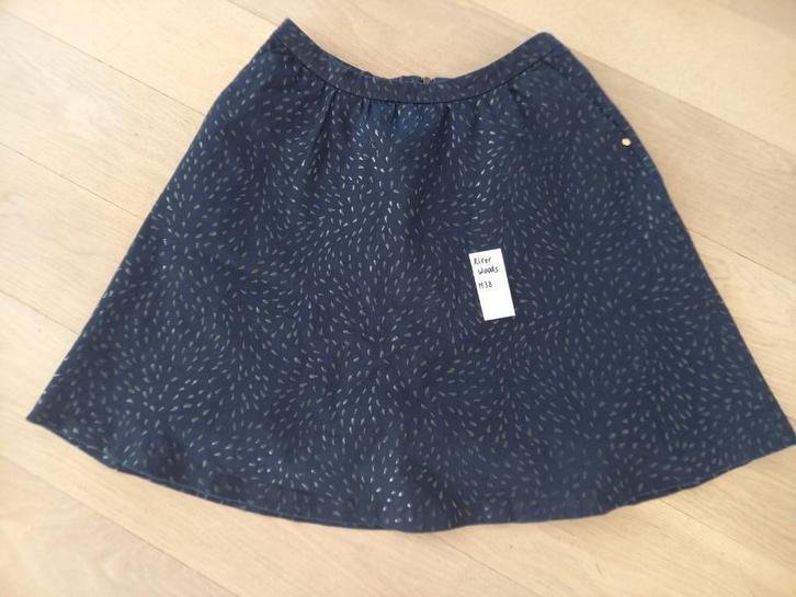 River Woods donkerblauwe damesrok Maat 38, Kleding | Dames, Rokken, Zo goed als nieuw, Maat 38/40 (M), Blauw, Knielengte, Ophalen of Verzenden