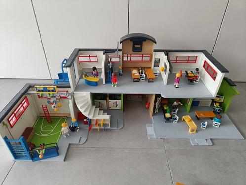 Ingerichte & uitgebreide school Playmobil 9453, Kinderen en Baby's, Speelgoed | Playmobil, Gebruikt, Complete set, Ophalen of Verzenden