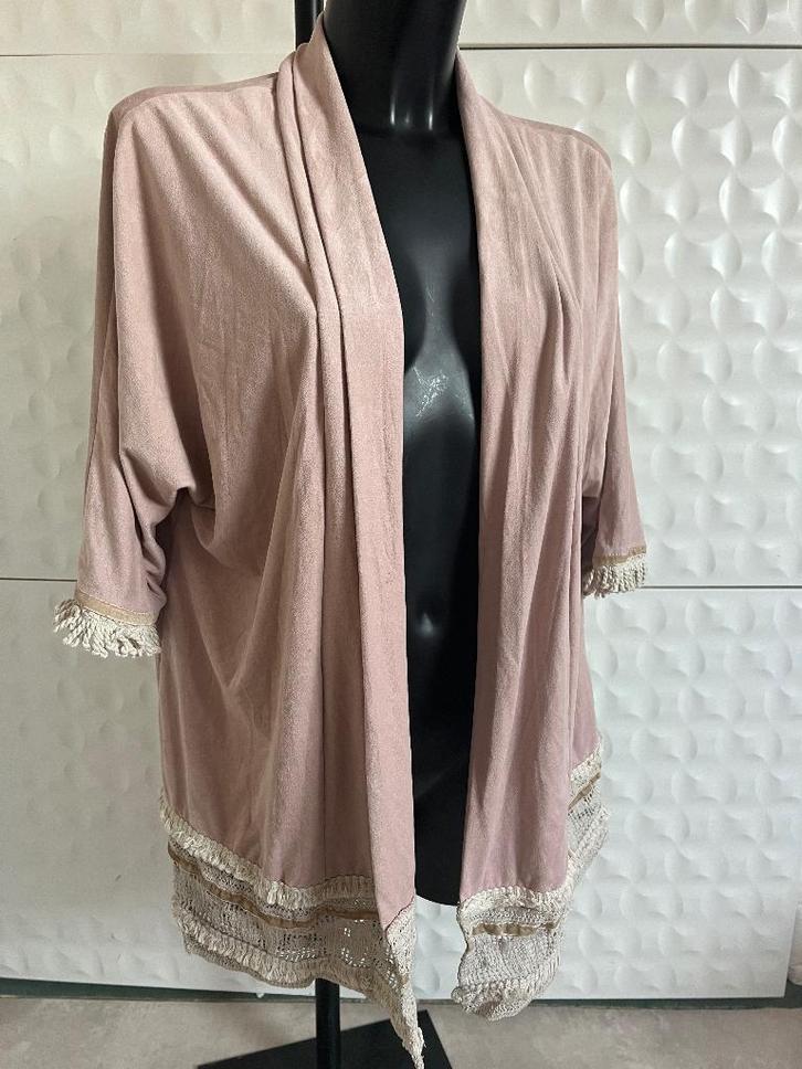 Gilet couleur rose pale daim pour femme : Taille unique, Kleding | Dames, Truien en Vesten, Zo goed als nieuw, Roze, Ophalen of Verzenden