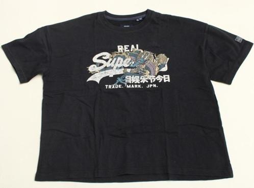 Superdry zwarte T-shirt met print – Maat 40, Kleding | Dames, T-shirts, Zo goed als nieuw, Maat 38/40 (M), Zwart, Korte mouw, Ophalen of Verzenden