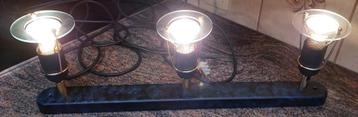 Massive - Plafondlamp incl. 3 spots & 2 nieuwe reservespots beschikbaar voor biedingen