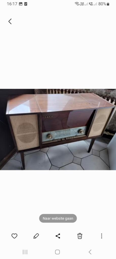 Antieke radio's: lot van 8 ook apart te koop, TV, Hi-fi & Vidéo, Radios, Utilisé, Radio, Enlèvement