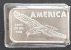 USA - 1 Tr Ounce - Silver Bullion ‘America/Land of The Free', Argent, Envoi
