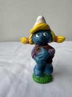 School smurfin met boek Schleich 1983 / 20173, Ophalen of Verzenden, Gebruikt, Smurfin, Poppetje, Figuurtje of Knuffel