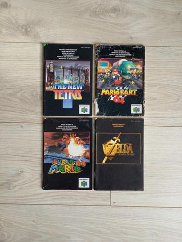 Handleidingen/manuals voor de Nintendo 64 beschikbaar voor biedingen