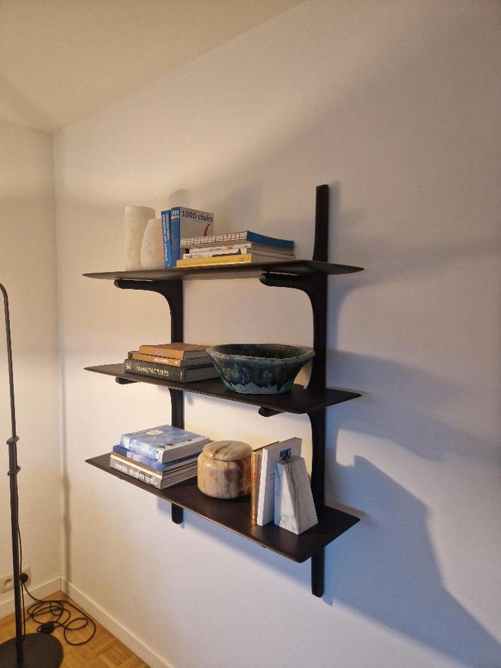 Ethnicraft PI - prachtig design wandrek (zgan), Huis en Inrichting, Woonaccessoires | Wandplanken en Boekenplanken, Zo goed als nieuw