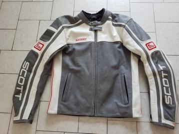 Blouson moto SCOTT en cuir  beschikbaar voor biedingen