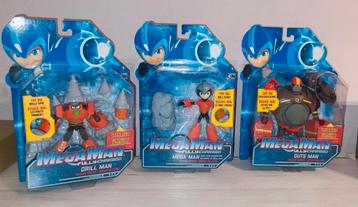 Set van 3 volledig opgeladen Megaman Jackks' Pacific-figuren beschikbaar voor biedingen