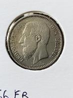 1 fr 1866 fr Leopold 2, Zilver, Ophalen of Verzenden, Losse munt, Zilver