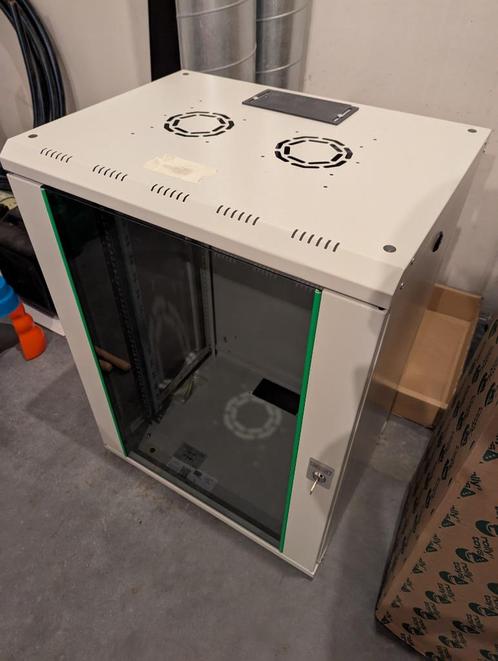 16U serverkast Digitus, Computers en Software, Serverkasten, Nieuw, Glas, Plaatstaal, Ophalen