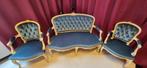 Vintage Zetels, Huis en Inrichting, Zetels | Zetels, Ophalen, Hout, Gebruikt, 150 tot 200 cm