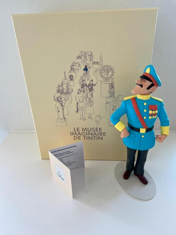 tintin generaal alcazar moulinsart 25cm, Verzamelen, Stripfiguren, Nieuw, Beeldje of Figuurtje, Kuifje, Verzenden