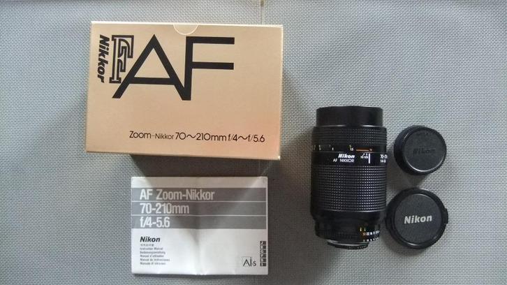 Uitstekende NIKON ZOOM -NIKKOR AF 70-210 f/4 - f/5.6, Audio, Tv en Foto, Foto | Lenzen en Objectieven, Zo goed als nieuw, Standaardlens