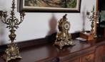 Horloge et chandeliers en bronze, Antiquités & Art, Antiquités | Horloges, Enlèvement