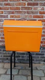 koelbox,kunstof,klassiek model,oranje,BR44xH38xD28 cm., Caravans en Kamperen, Ophalen, Zo goed als nieuw, Koelbox
