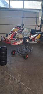 Kart 4 takt honda 11pk, Sport en Fitness, Karting, Ophalen, Zo goed als nieuw, Kart