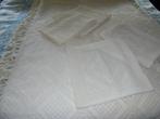 Bed sprei 2m x 2.15 en 4 kussenslopen, Ophalen, Wit, Tweepersoons, Deken of Dekbed
