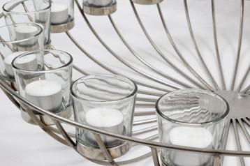 Grote kandelaar voor theekaarsjes beschikbaar voor biedingen