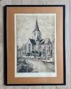 Romain MALFLIET - gravure - St-Amanduskerk Denderhoutem, Enlèvement ou Envoi