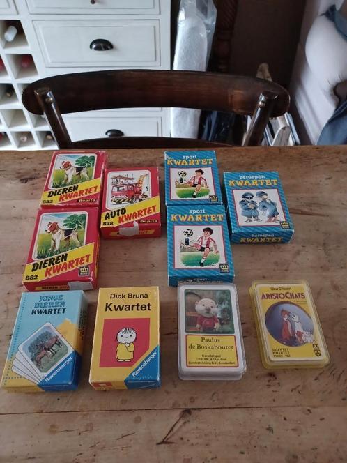 Oude kwartetspelletjes vanaf 3 euro, Hobby en Vrije tijd, Gezelschapsspellen | Kaartspellen, Ophalen of Verzenden