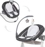 Hauck Alpha Bouncer 2 in 1 Deluxe - Wipstoel - Melange Grey, Kinderen en Baby's, Babywiegjes en Ledikanten, Ophalen, Zo goed als nieuw