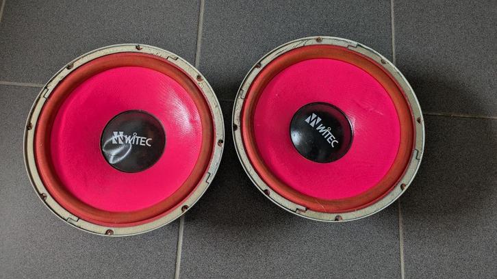 subwoofer van het merk Witec 12" witte, Auto diversen, Overige Auto diversen, Ophalen