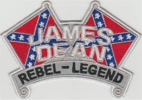 James Dean Rebel Legend stoffen opstrijk patch embleem #2, Motoren, Accessoires | Overige, Nieuw, Verzenden