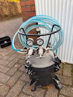 Drukvat voor spuitwerk, Ophalen, Gebruikt