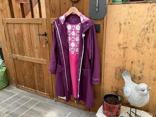Regenjas tussenseizoenjas, Kleding | Dames, Jassen | Zomer, Zo goed als nieuw, Maat 46/48 (XL) of groter, Geel, Ophalen of Verzenden
