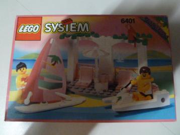 Lego 6401 Paradisa  Cabane de plage complet de 1992, Enlèvement ou Envoi, Comme neuf, Ensemble complet, Lego