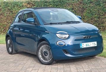 Fiat 500 e Cabrio –Leder -42 kWh –elektrisch -8.318 km -2022 beschikbaar voor biedingen