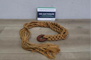Vintage &apos;Macrame&apos; Planthanger van Touw