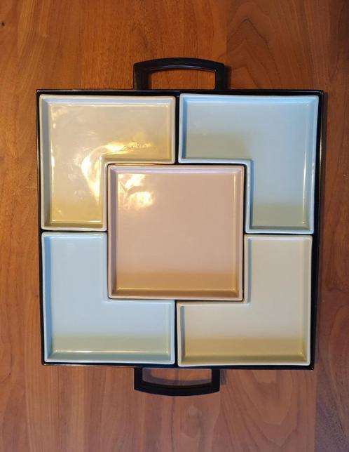 Vintage Aperitief set Guy Degrenne met het dienblad van Zak, Huis en Inrichting, Woonaccessoires | Dienbladen, Zo goed als nieuw