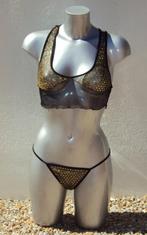 Sexy Semi-transparante Bikini - Glitterstof en "Netting", Kleding | Dames, Nieuw, Bikini, Verzenden