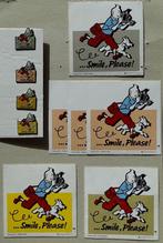 Tintin pin's + autocollants Smile Please, Collections, Comme neuf, Tintin, Autres types, Enlèvement ou Envoi