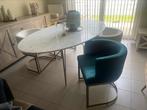 Eettafel met 4 stoelen, Huis en Inrichting, Tafels | Eettafels, Ophalen, Zo goed als nieuw