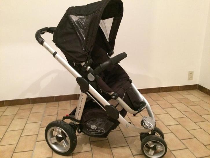 Poussette Combi Childwheels 3 en 1, Kinderen en Baby's, Kinderwagens en Combinaties, Gebruikt, Kinderwagen, Overige merken, Luchtbanden