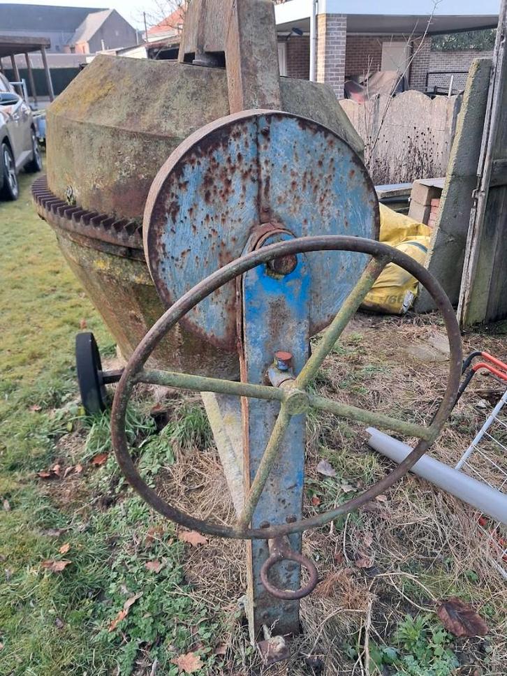 Elektrische mortelmolen, Bricolage & Construction, Bétonnières, Utilisé, Enlèvement