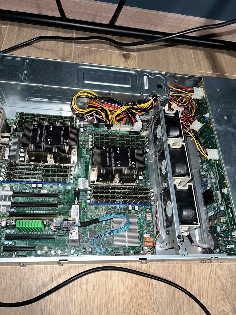 Supermicro 2U Server – 1TB ECC RAM – X11DPi-N-T – Dual 10GbE, Computers en Software, Moederborden, Zo goed als nieuw, Intel, DDR4
