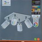 Plafonnier LED iDual Citrine à 4 spots à intensité variable, Enlèvement ou Envoi, Neuf, LED